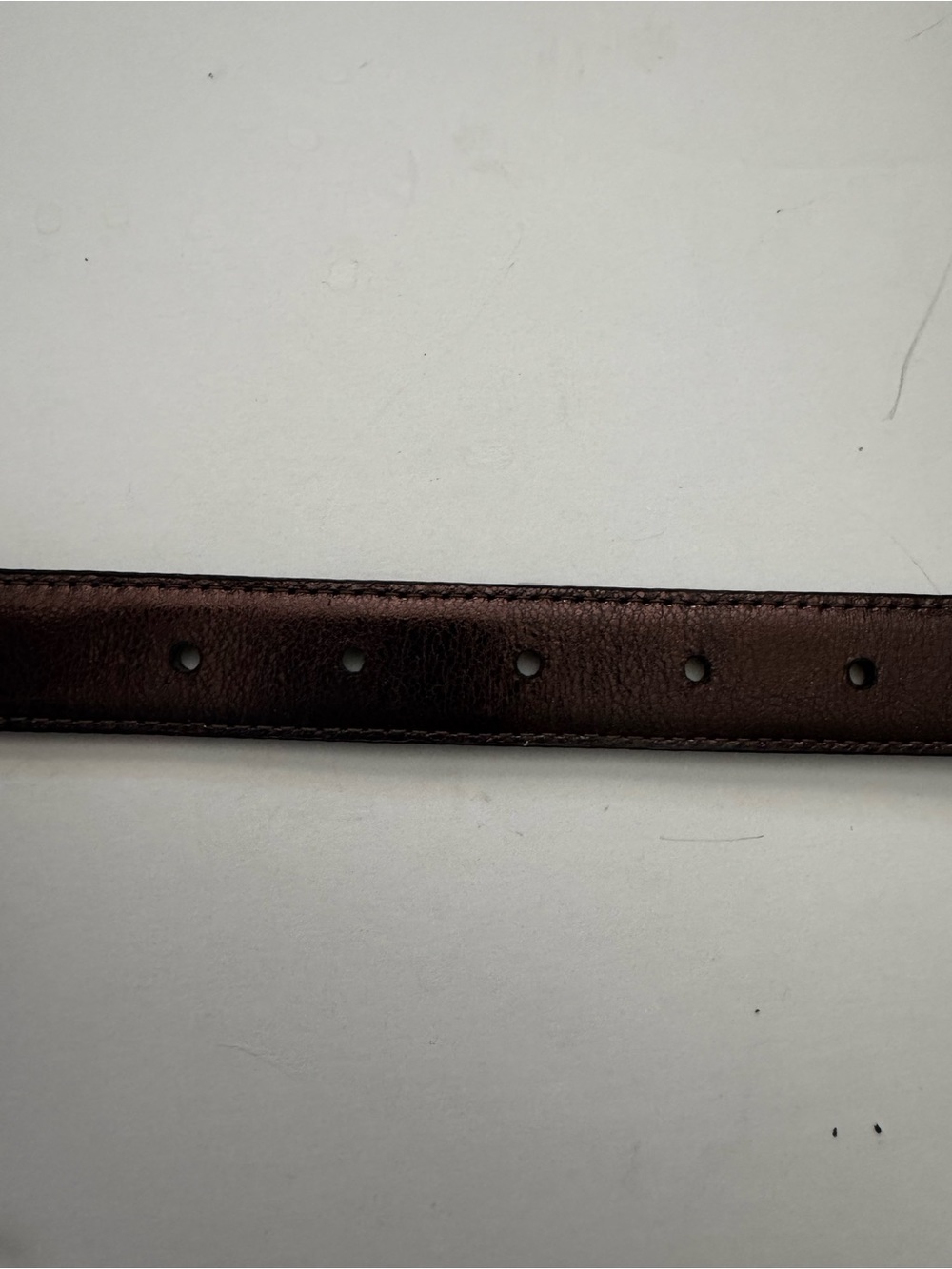 Brighton Metallic Brown Recersible Leather Belt with  Silver Buckle size 38 - Picture 4 of 5